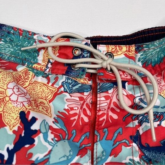 Nautica Swim Trunks Beach Vacation Resort Pool Summer Nautical Tropical Coastal - Picture 4 of 16